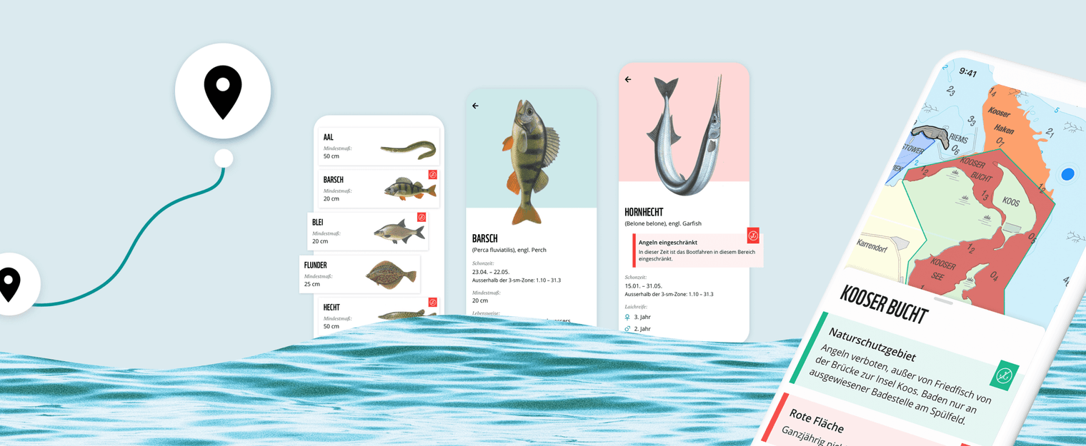 Interactive guide in protected waters